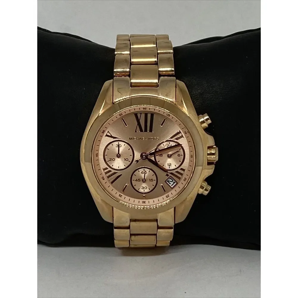 Michael Kors Bradshaw MK5799 Women Stainless Steel Analog Dial Quartz Watch Y220